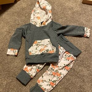 🧡 Buy 1 Get 2 Free! Matching hoodie and sweatpants, toddler set